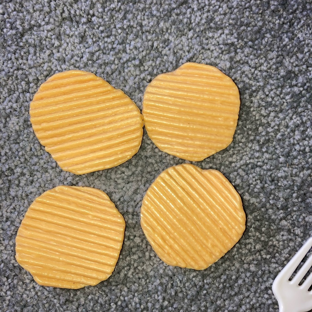 Vintage 1987 Fisher Price Play Food Sandwich Watermelon Chips - Picture 6 of 7